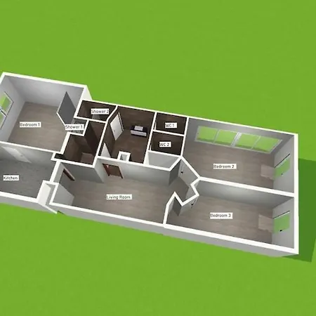 Luxus-apartment Zentral 3 Sz, Platz Fuer 6 *